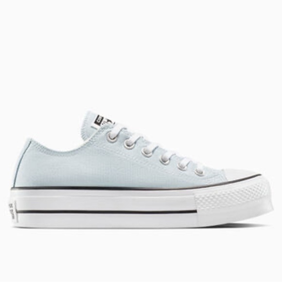 Converse Women's Sky Blue Canvas Sneakers - Picture 1 of 1